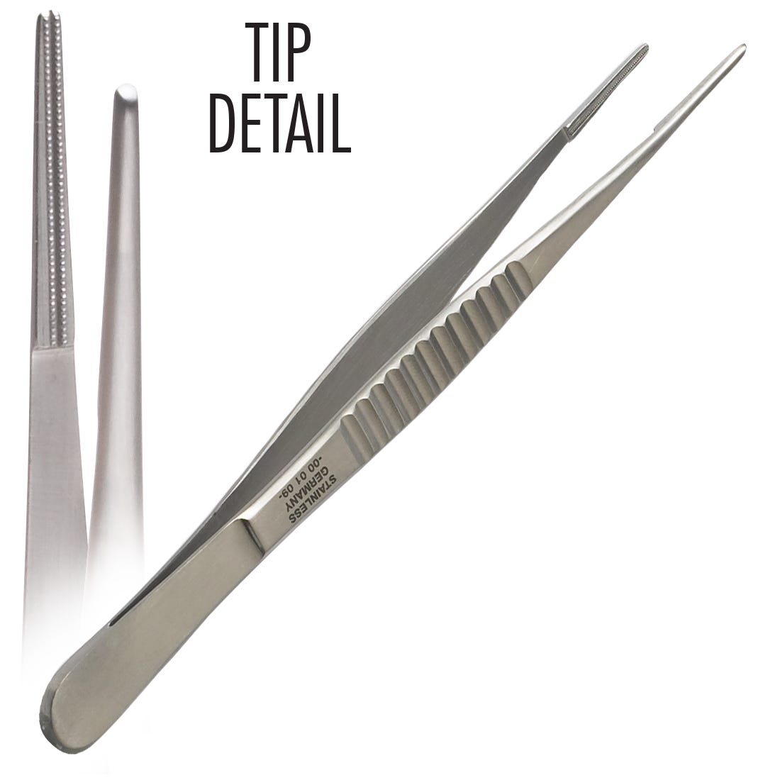 ACE DeBakey Tissue Forceps, 1.5mm wide tips, small