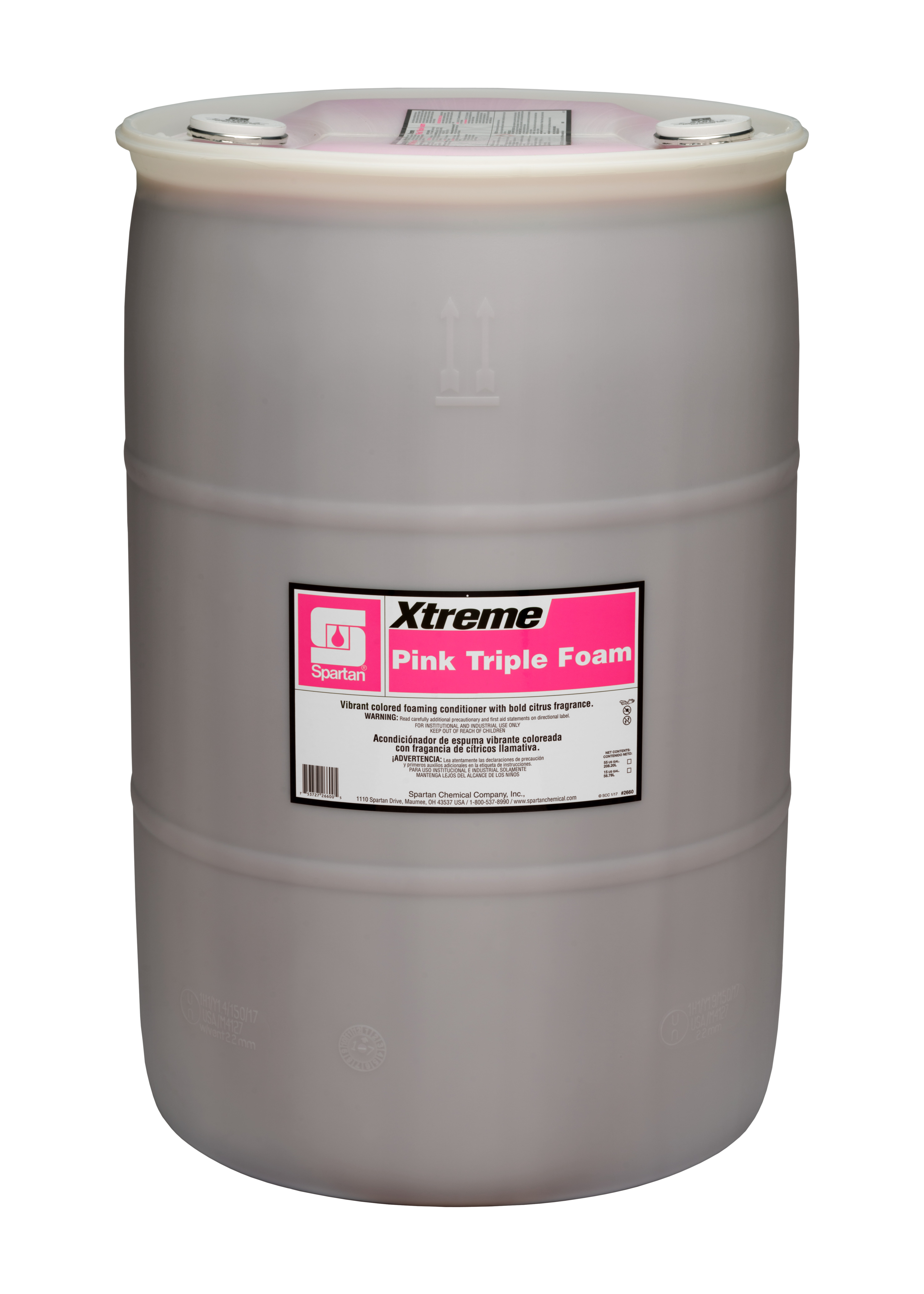 Spartan Chemical Company Xtreme Pink Triple Foam Polish, 55 GAL DRUM