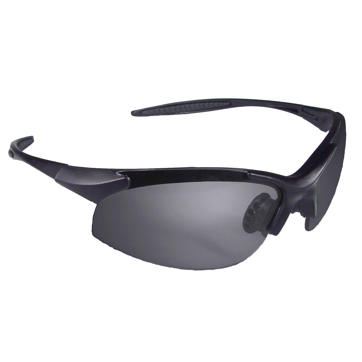 Rad-Infinity Safety Eyewear - Black Frame - Silver Mirror Lens