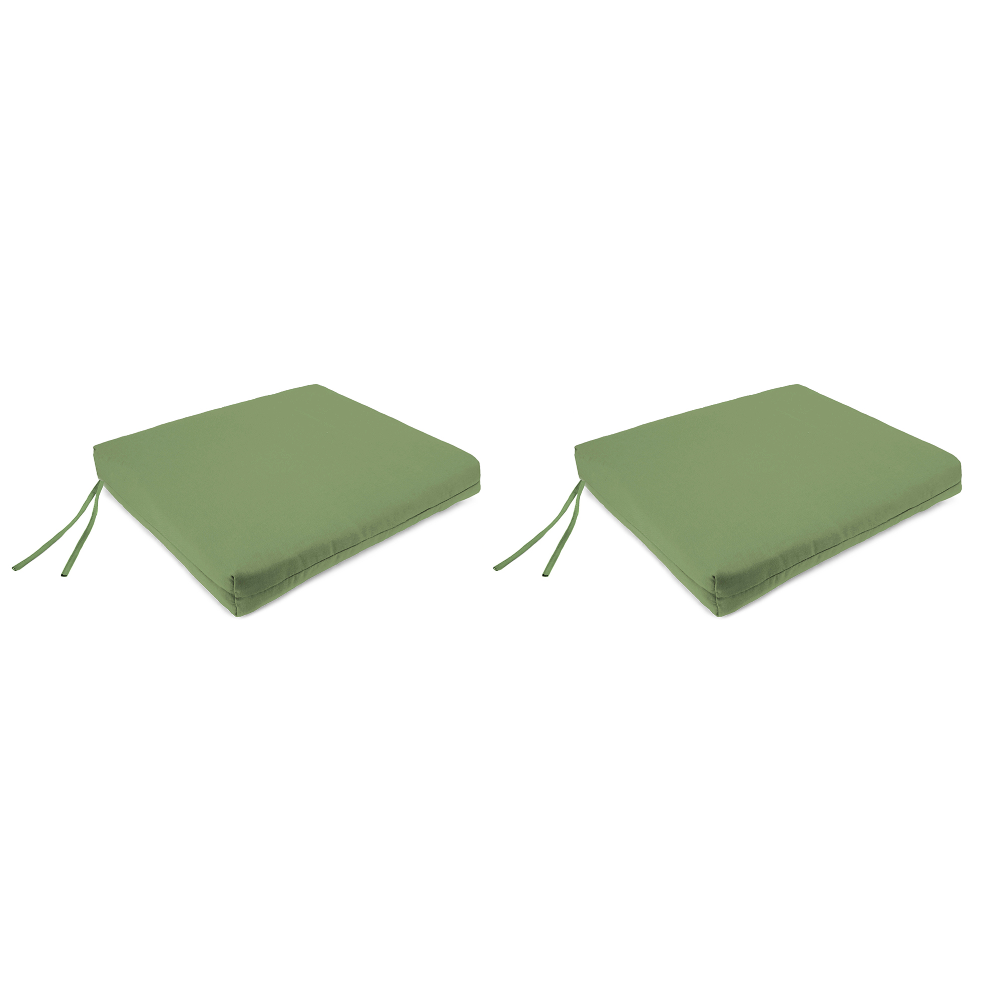 Nuevos cojines de asiento con almohadilla para silla de exterior de 20" x 20", paquete de 2, resistentes a la decoloración - Imagen 2 de 3