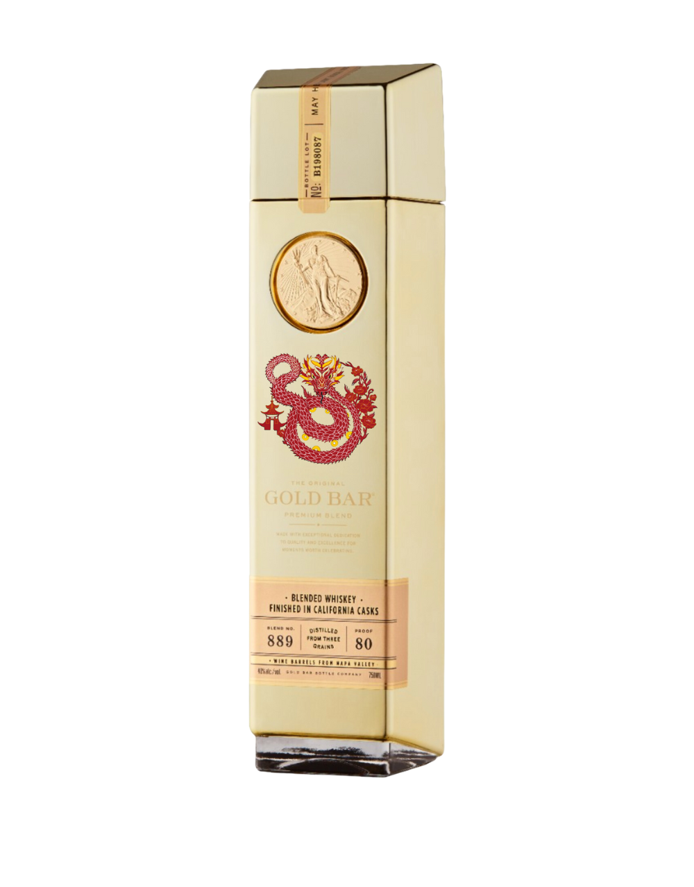 GOLD BAR WHISKEY LUNAR NEW YEAR EDITION