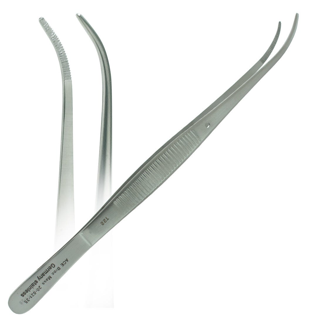 ACE #32 Semkin Taylor Tissue Forceps, curved, serrated