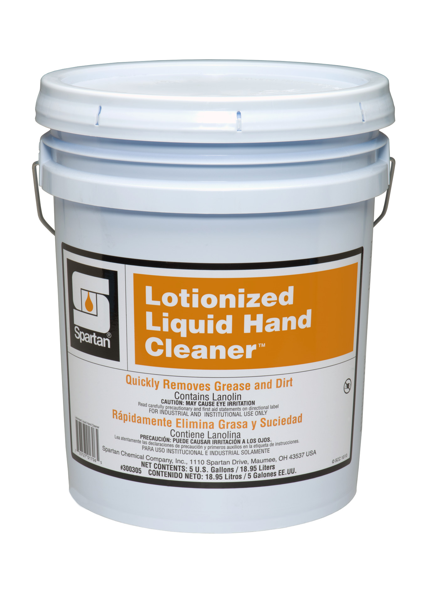 Spartan Chemical Company Lotionized Liquid Hand Cleaner, 5 GAL PAIL
