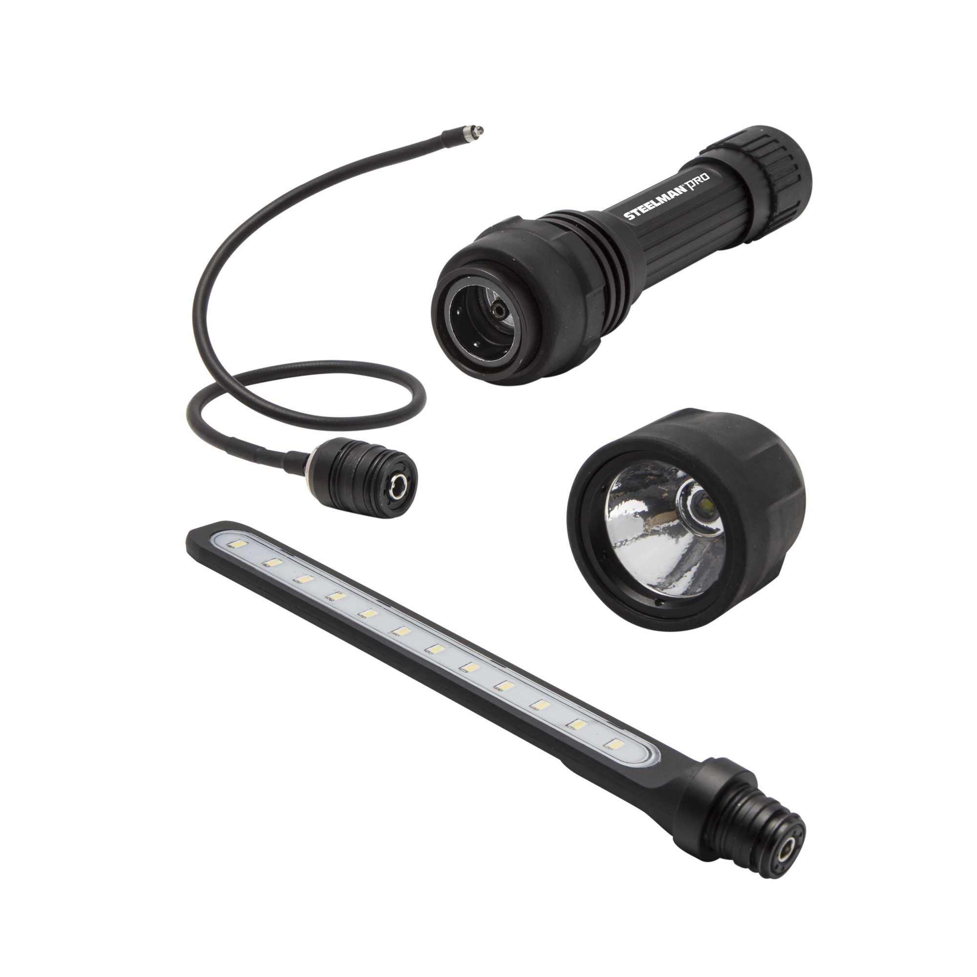 STEELMAN PRO 79057 LED Rechargeable Inspection Modular Automotive Work Light Kit 99198790572 eBay