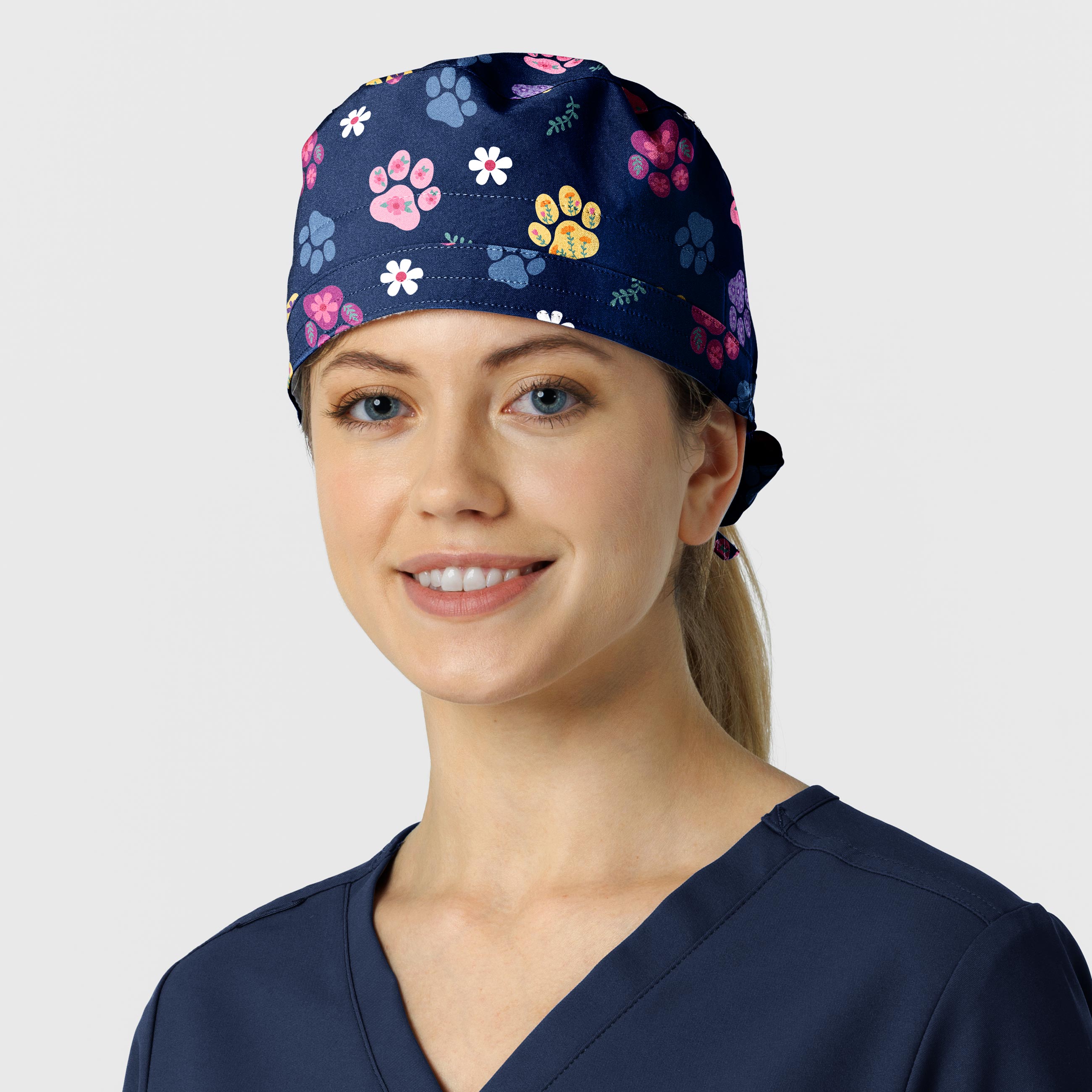 Women&#8216;s Printed Scrub Cap-Wonder Wink