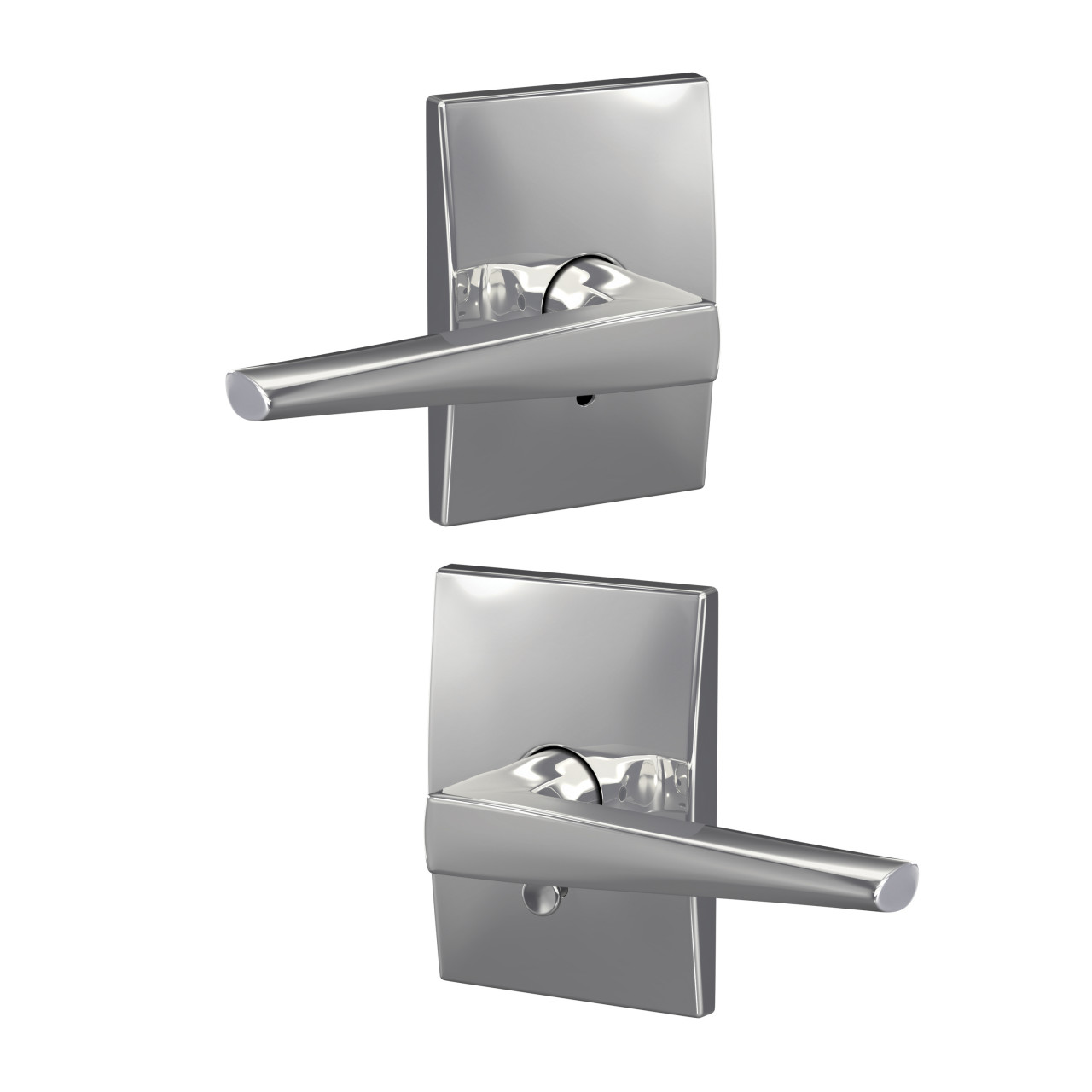 Custom Eller Lever Combined Interior Hall-Closet and Bed-Bath Lock