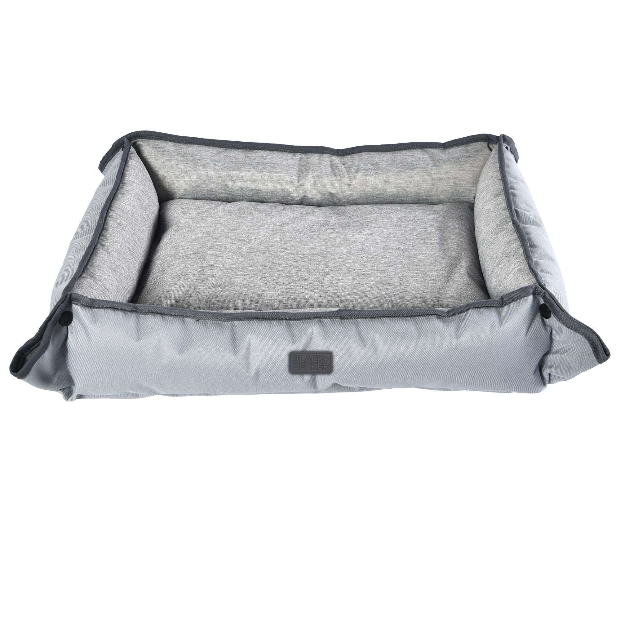 Hero image of the four way BLACK+DECKER pet bed in a lighter color