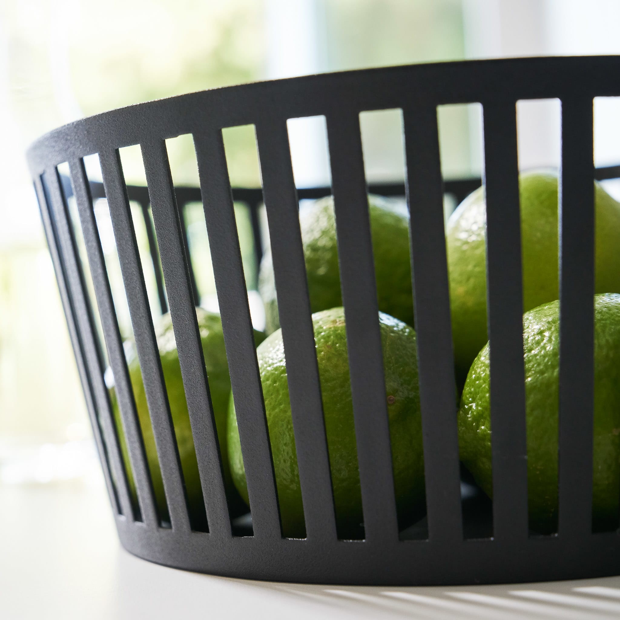 Fruit Bowl Deep : Stylish Steel Look