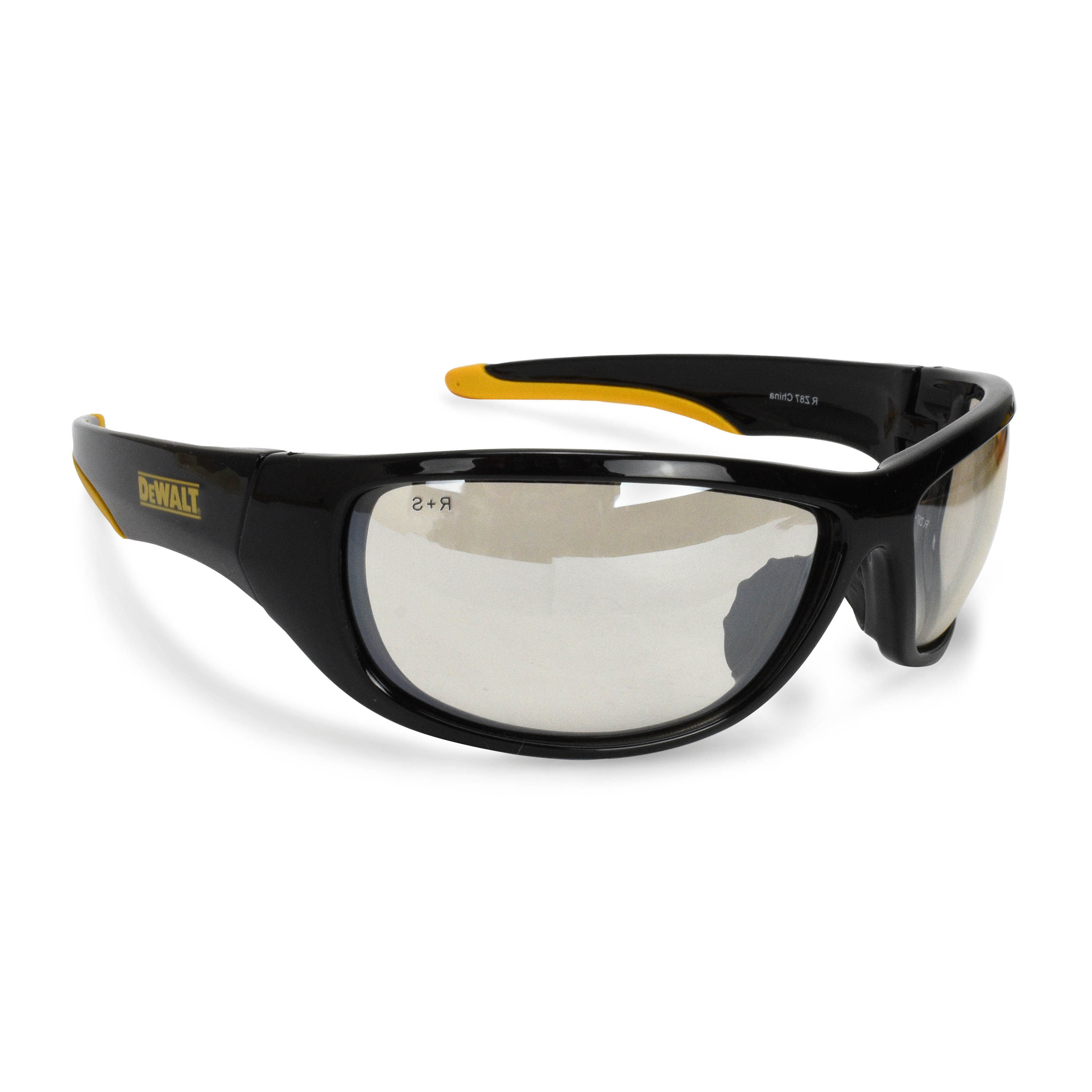 DPG94 Dominator Protective Eyewear - Black/Yellow Frame - Indoor/Outdoor Lens