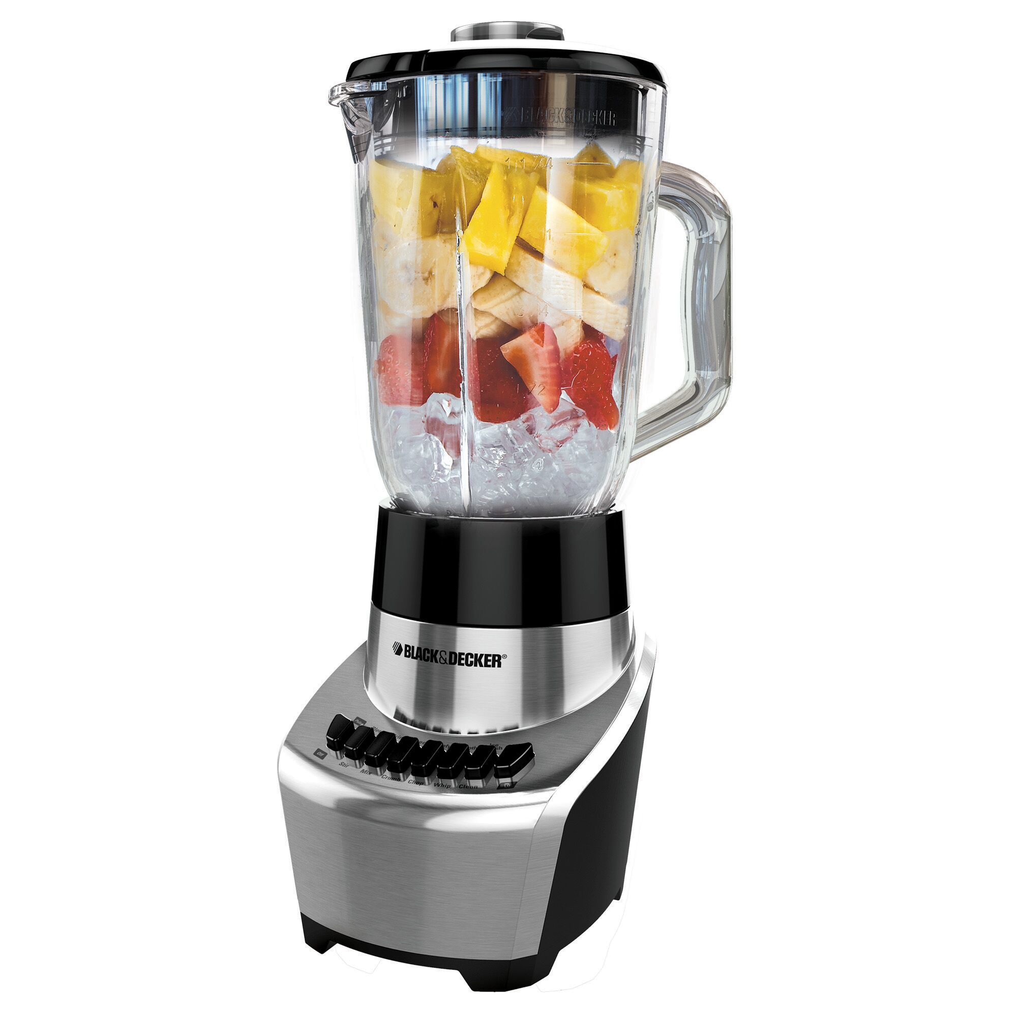 Profile of 12 speed fusion blade blender.