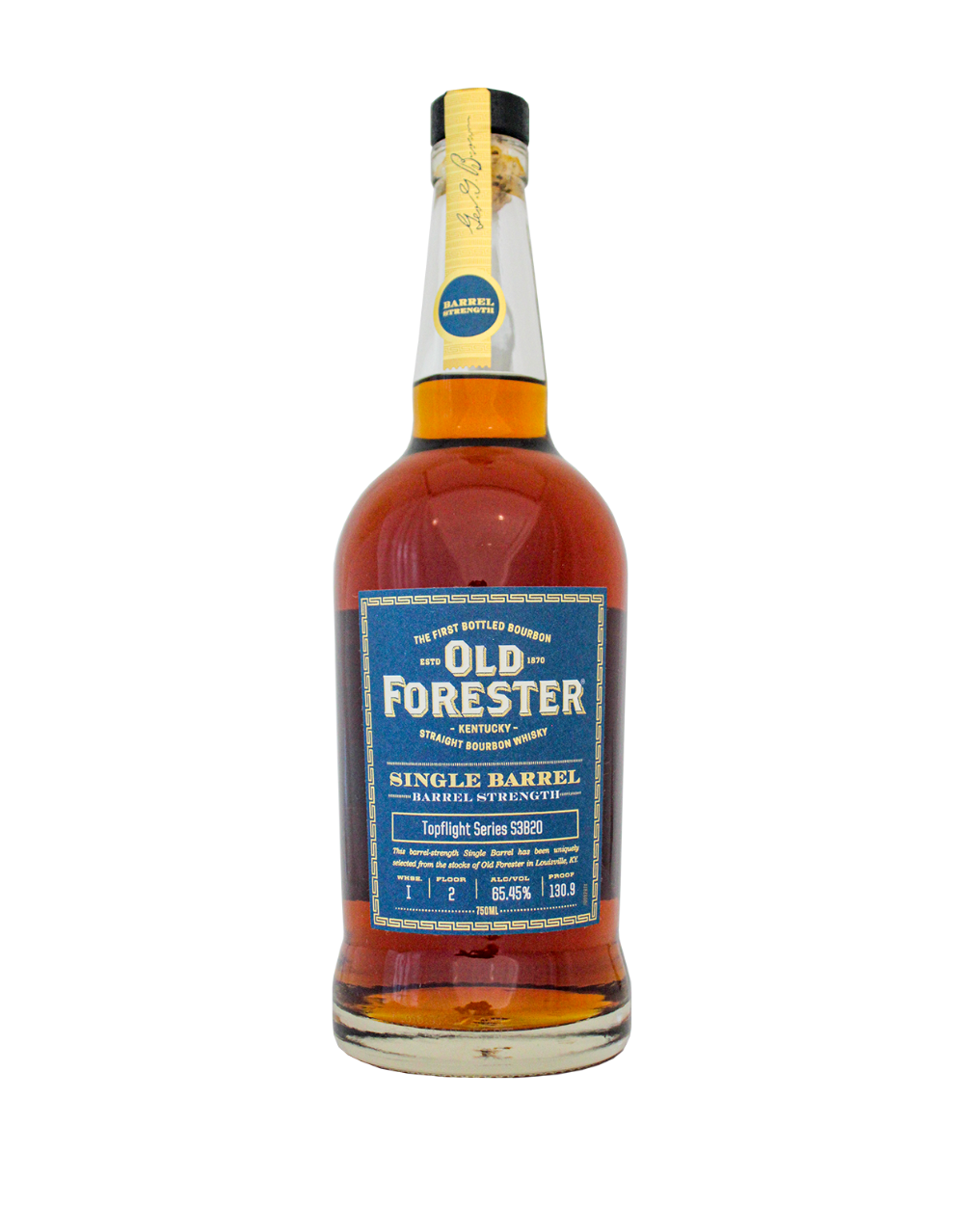 OLD FORESTER BARREL STRENGTH SINGLE BARREL BOURBON S3B20
