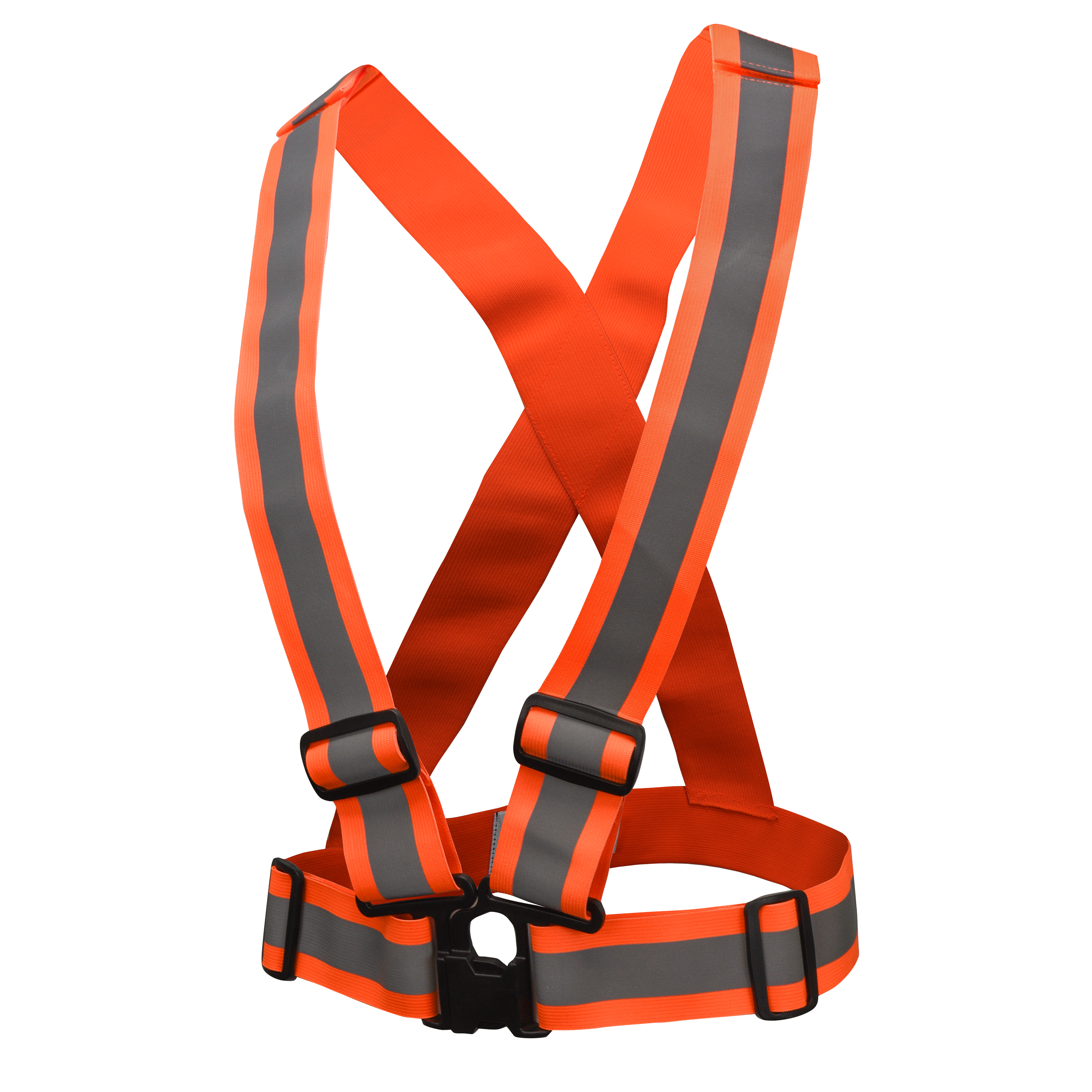 SA0201X High Visibility Breakaway X-Back Safety Harness - Orange - Universal