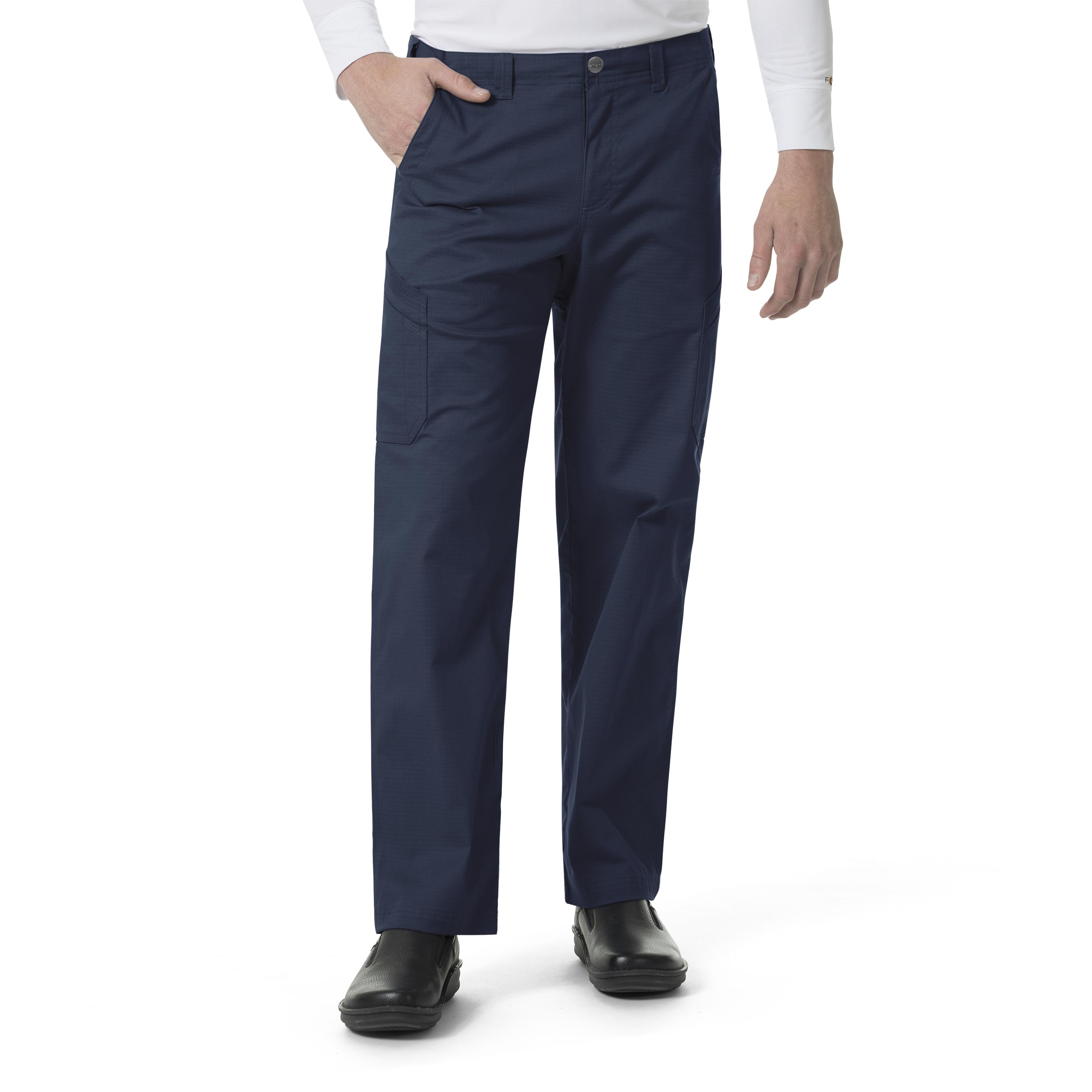 Rugged Flex Ripstop Men&#8216;s Straight Leg Cargo Scrub Pant-Carhartt
