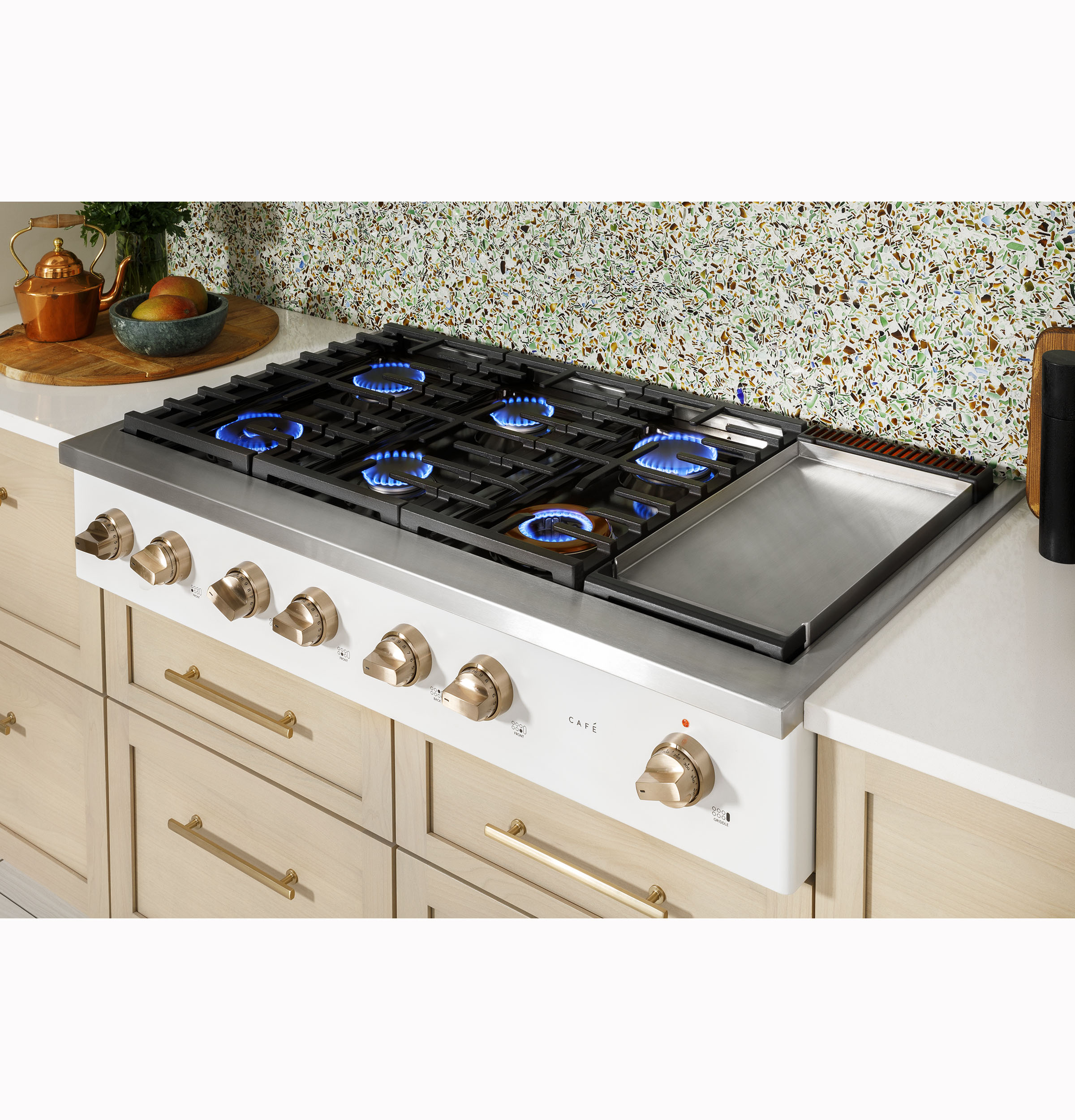 48" Width — 6 Burners — Griddle — ADA Compliant — Not Connectable view 5