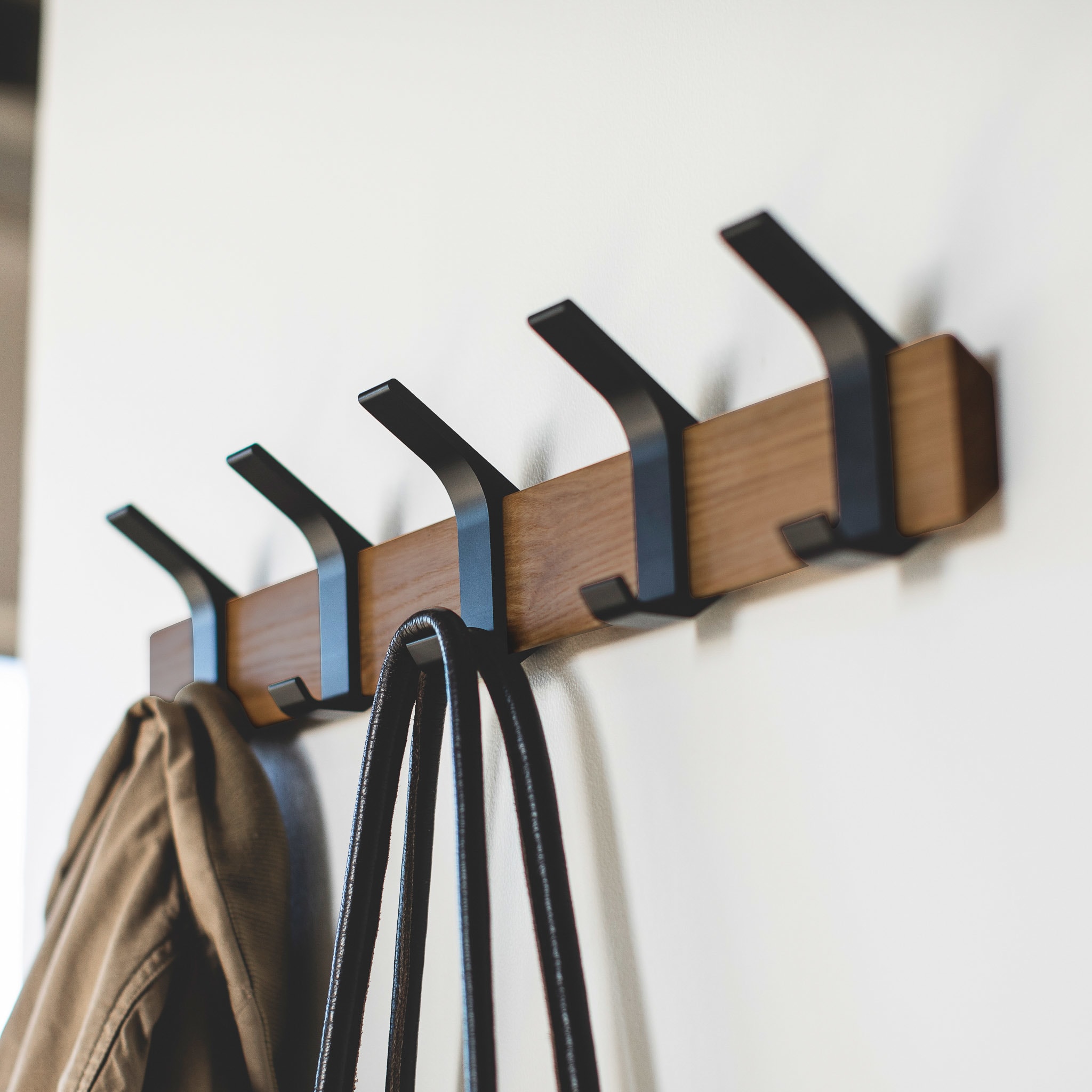 Wall-Mounted Coat Hooks : Easy Wall Mounting