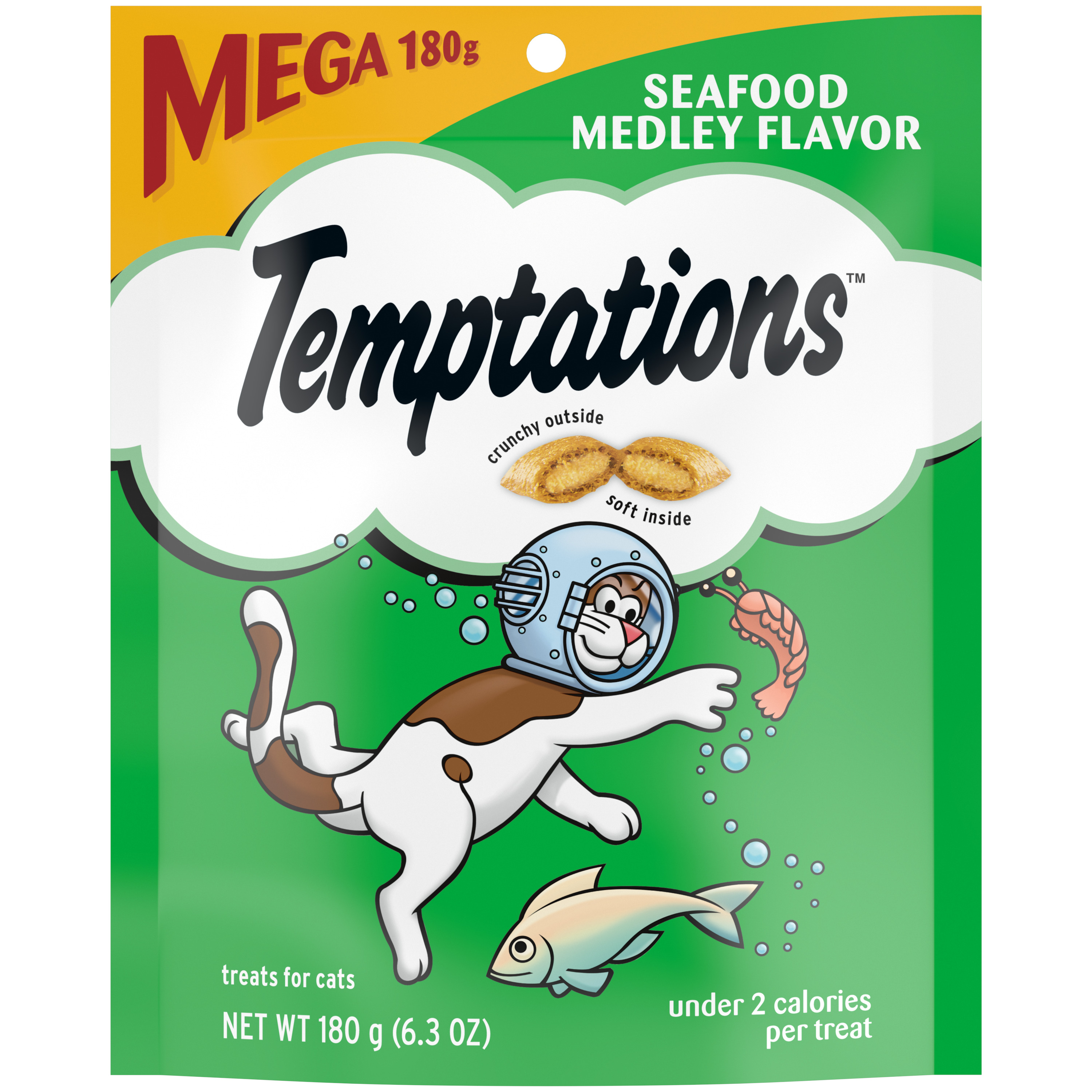 6.35 oz. Whiskas Temptations Seafood Medley - Health/First Aid