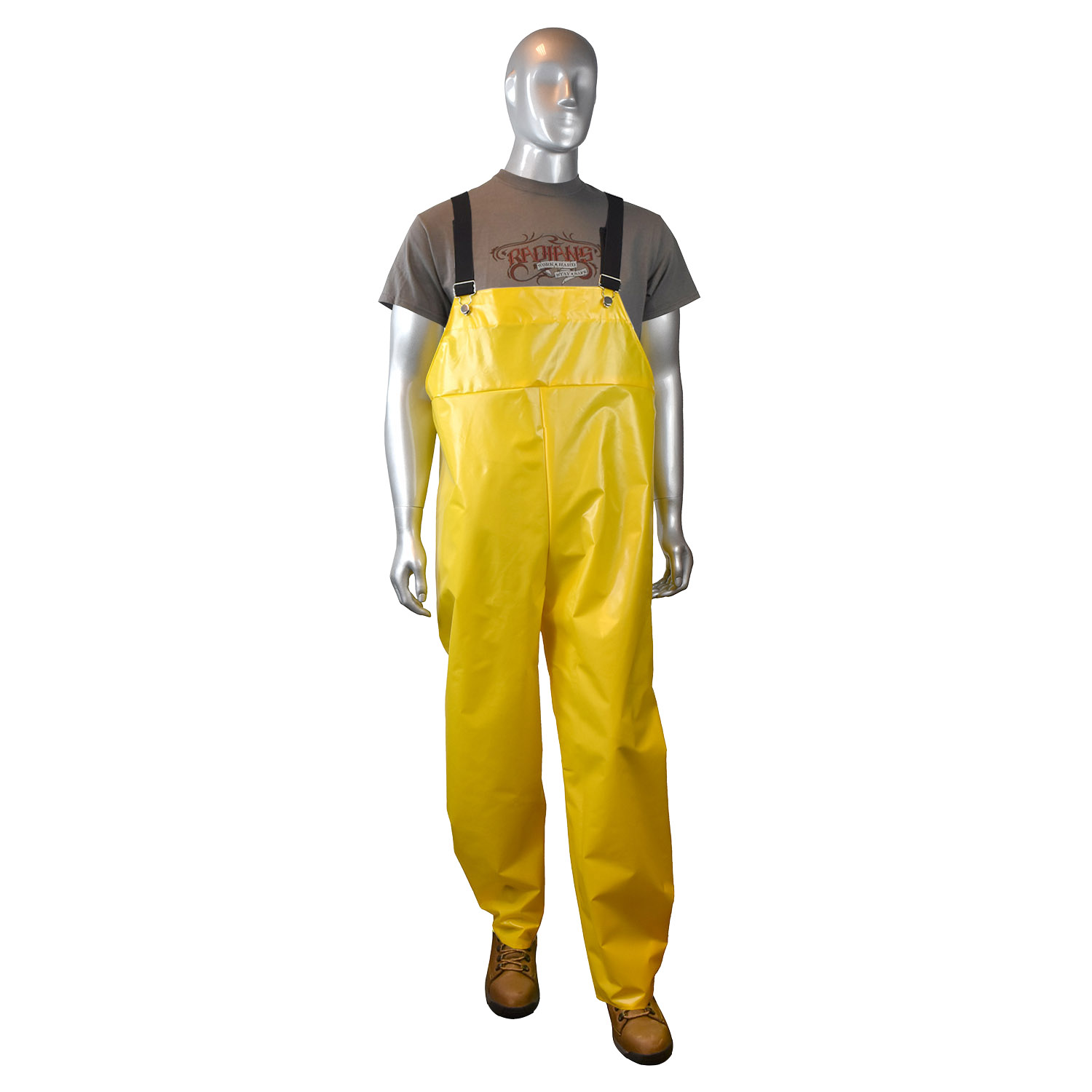 AQUARAD 25 TPU/NYLON Rainwear Bib - Yellow - Size 2X