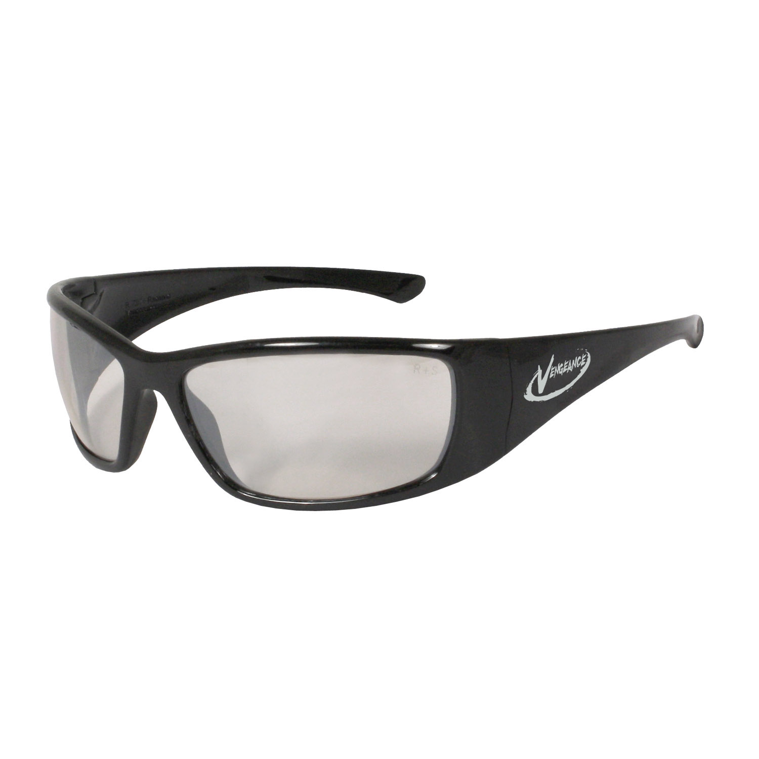 Vengeance Safety Eyewear - Black Frame - Indoor/Outdoor Lens