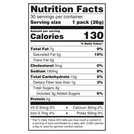 Nutrition Facts