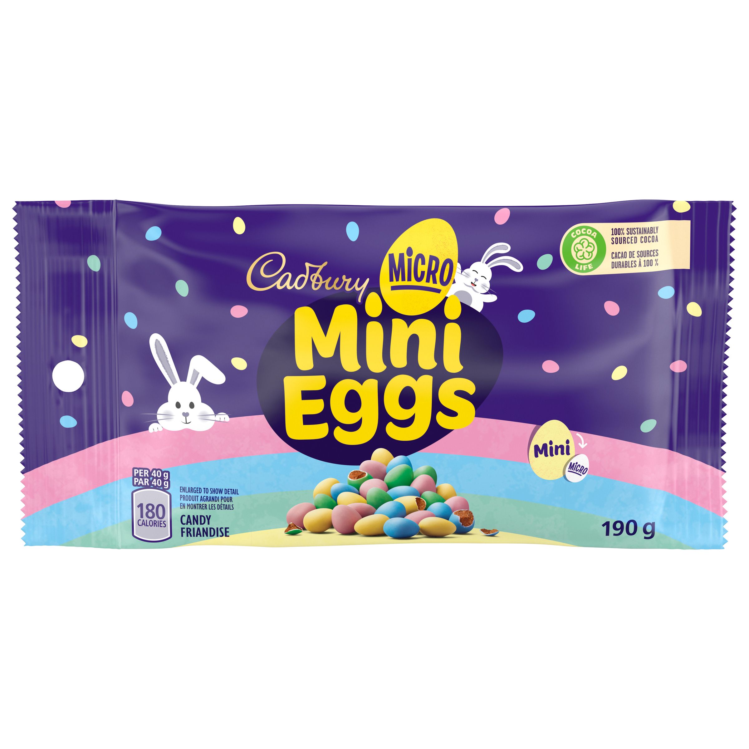 Cadbury Micro Mini Eggs Candy for Easter (190 g)-0