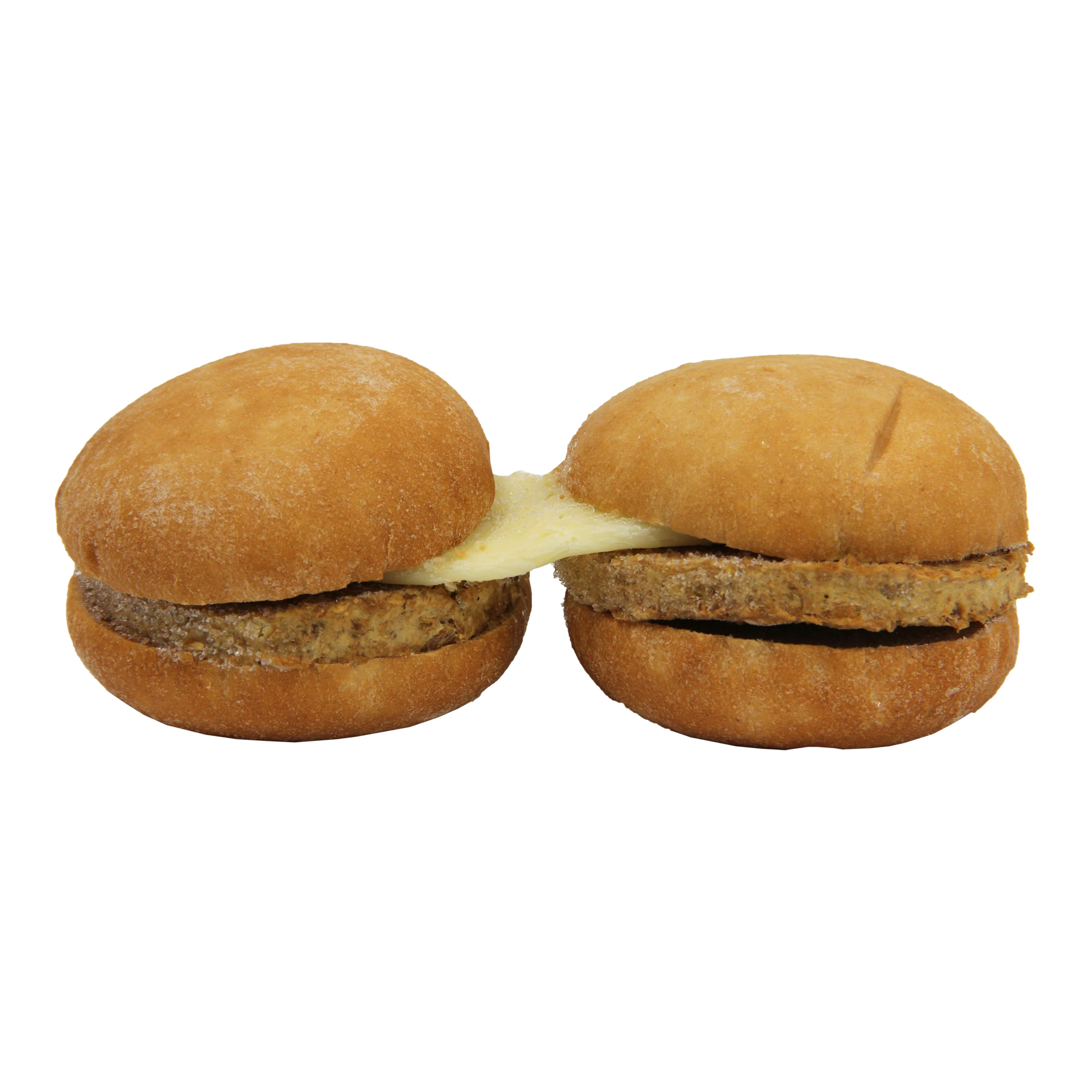 AdvancePierre™ Fully Cooked Mini Twin Veggie Patties with American White Cheese on a Whole Grain Bun, 4.61ozhttp://images.salsify.com/image/upload/s--goAVZudF--/qeqcs1uczcy61jzzek34.webp