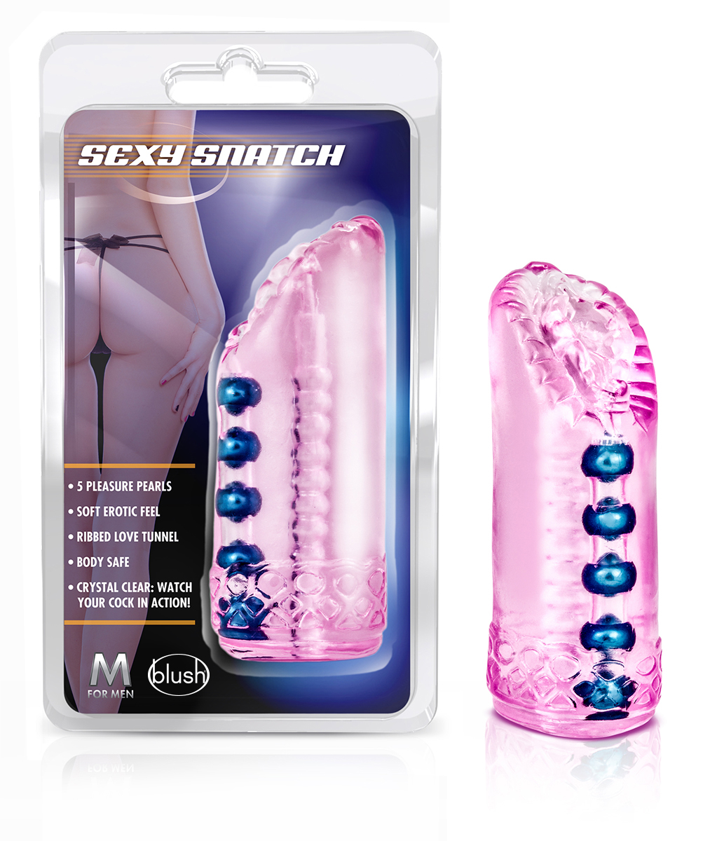 Blush M for Men Sexy Snatch Realistic Pink Masturbator / Stroker