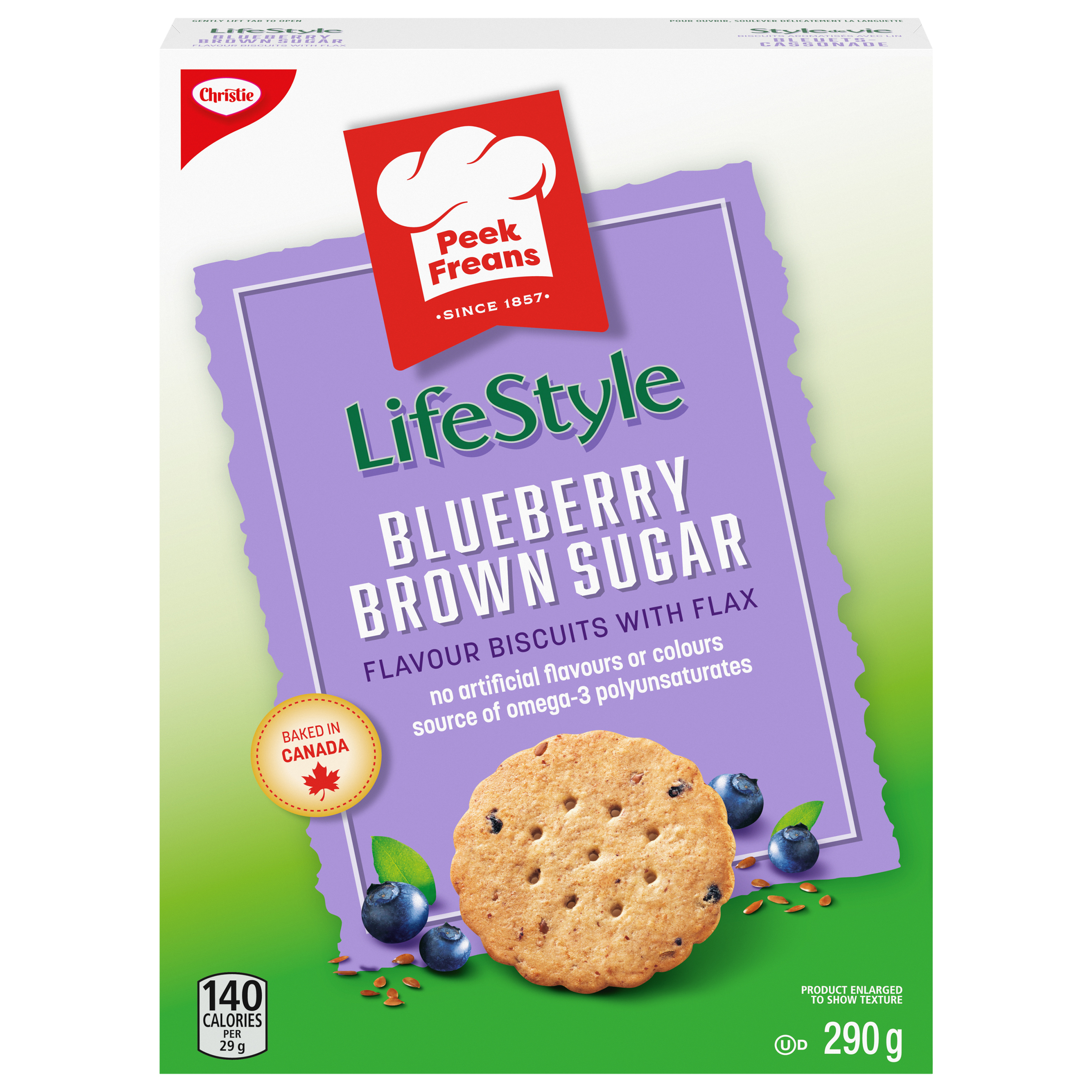 Peek Freans Lifestyle Blueberry Brown Sugar Cookies, 275G