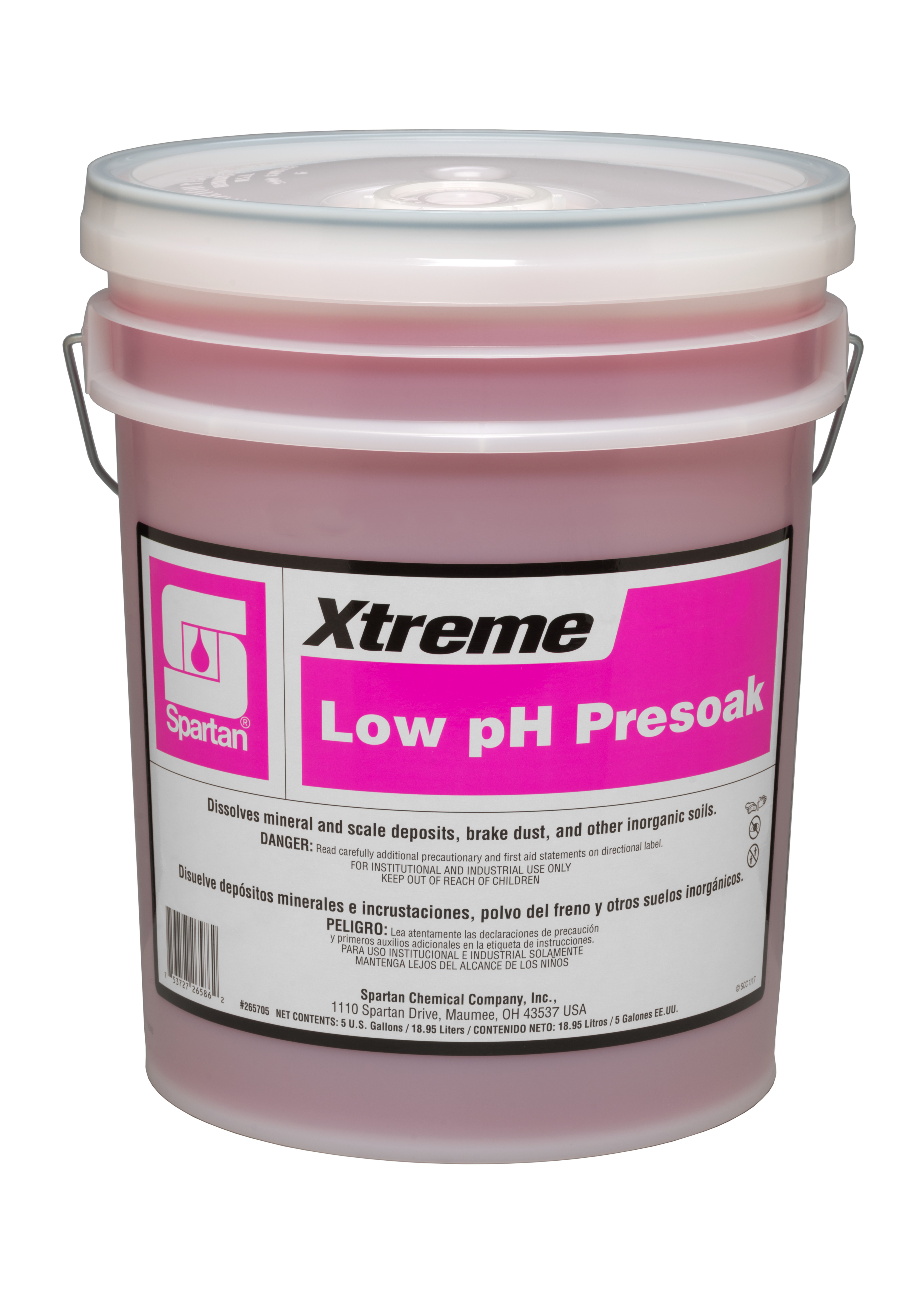 Spartan Chemical Company Xtreme Low pH Presoak, 5 GAL PAIL
