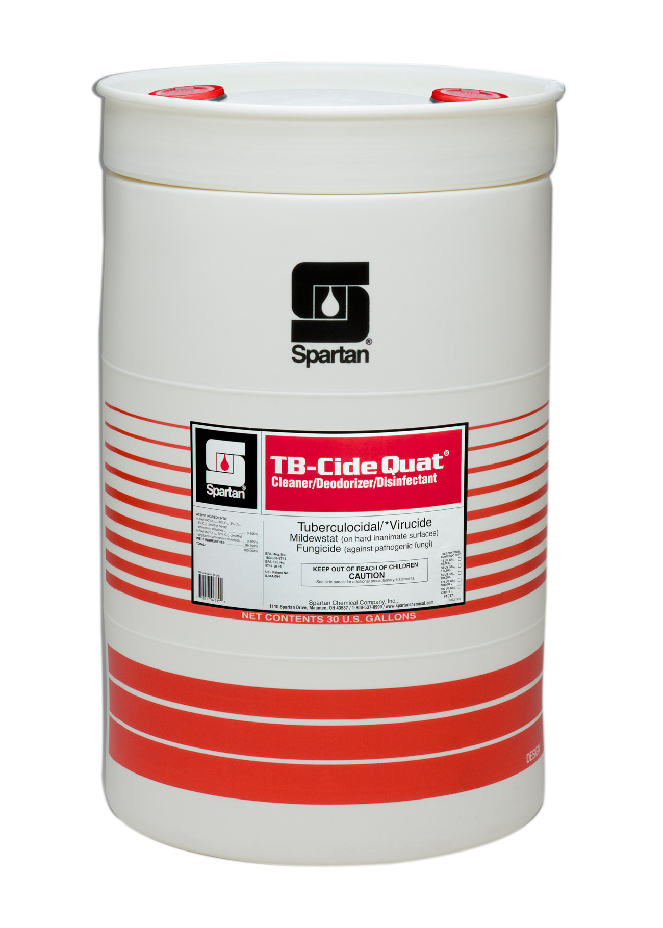 Spartan Chemical Company TB-Cide Quat, 30 GAL DRUM