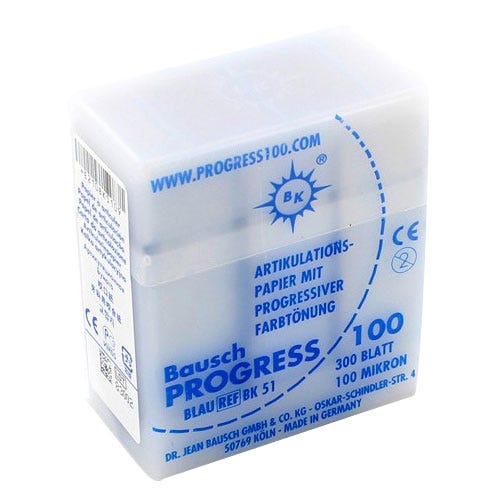 Progress 100® Articulating Paper Blue 100 Micron - 300/Box