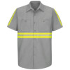 Picture of Red Kap® SP24-EHV Short Sleeve Enhanced Visibility Industrial Work Shirt