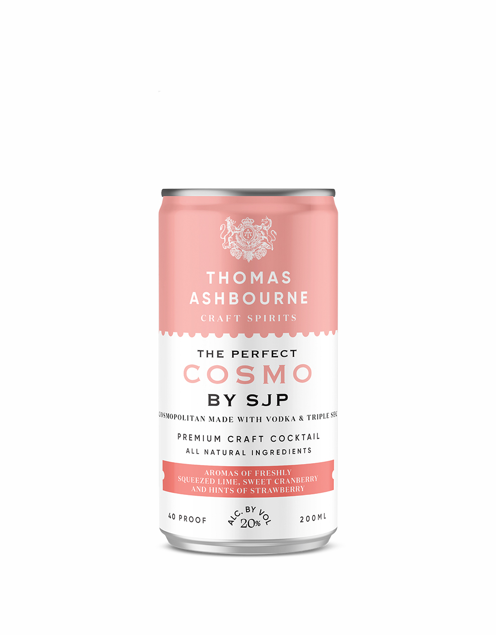 THOMAS ASHBOURNE CRAFT SPIRITS THE PERFECT COSMO BY SJP