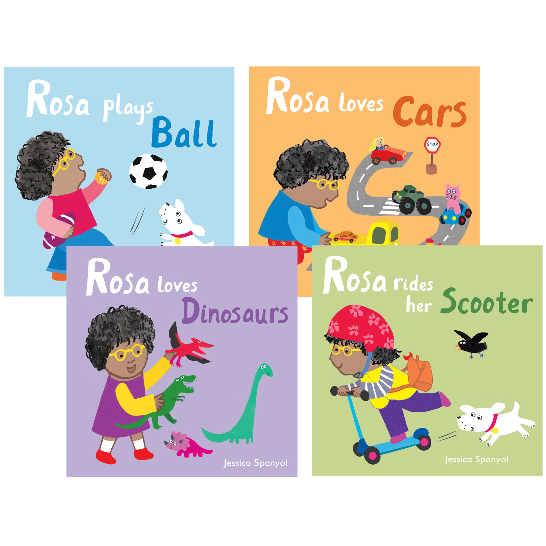 Child's Play Books Rosa Board Books, Set of 4