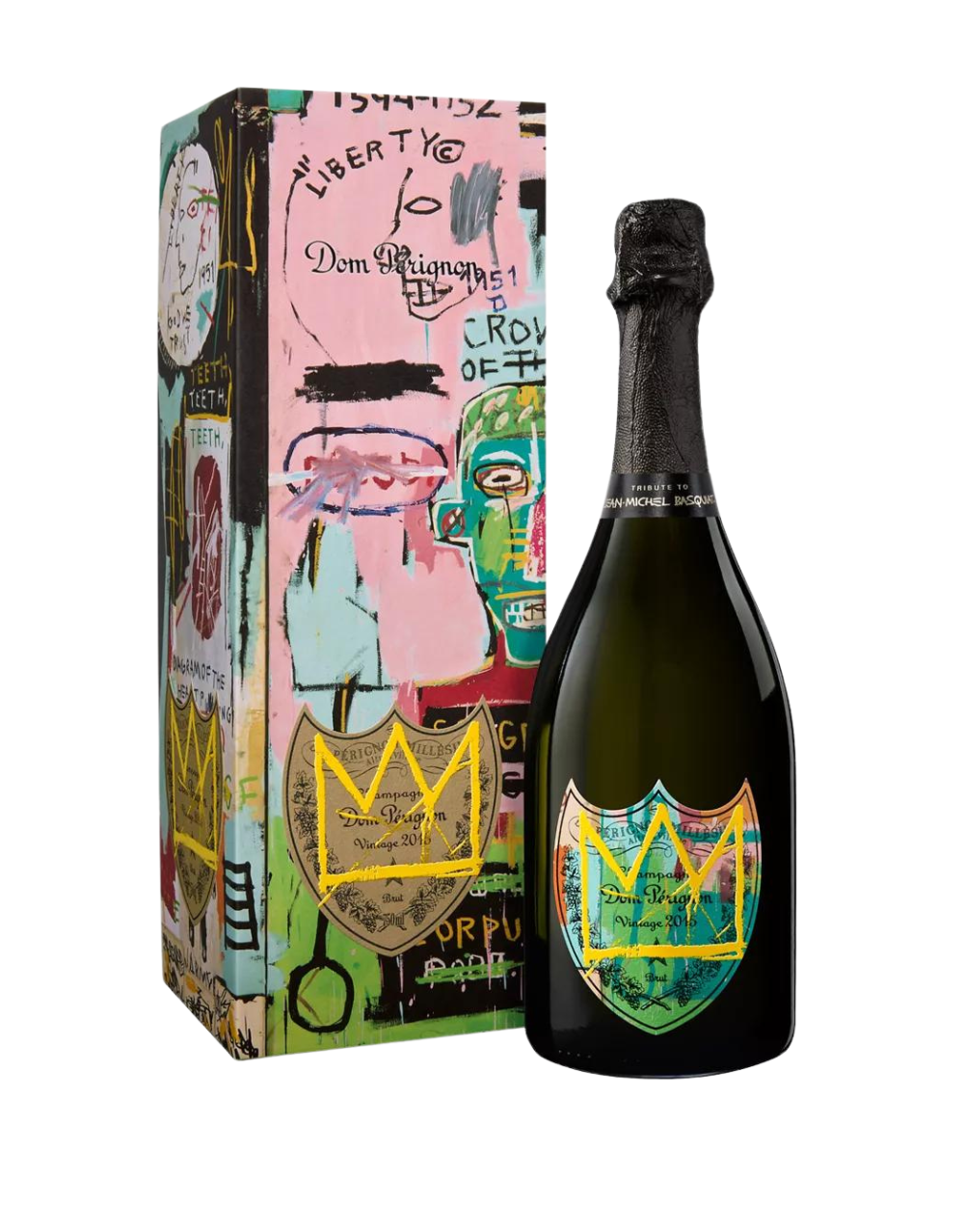 DOM PÉRIGNON VINTAGE 2015 TRIBUTE TO JEAN-MICHEL BASQUIAT SPECIAL EDITION