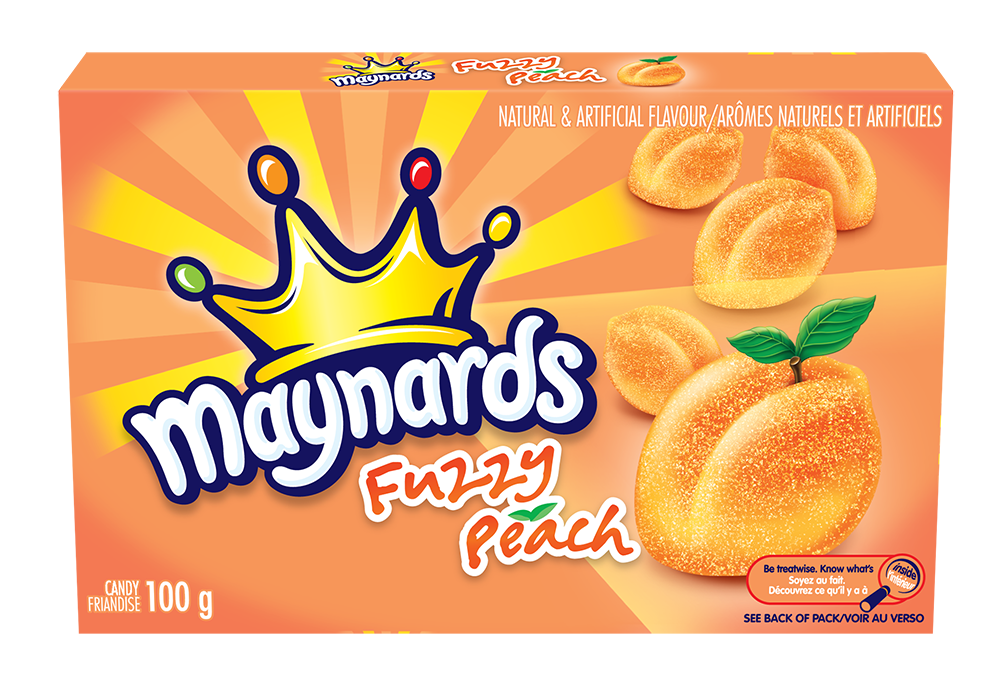 Maynards Fuzzy Peach Soft Candy 100 G