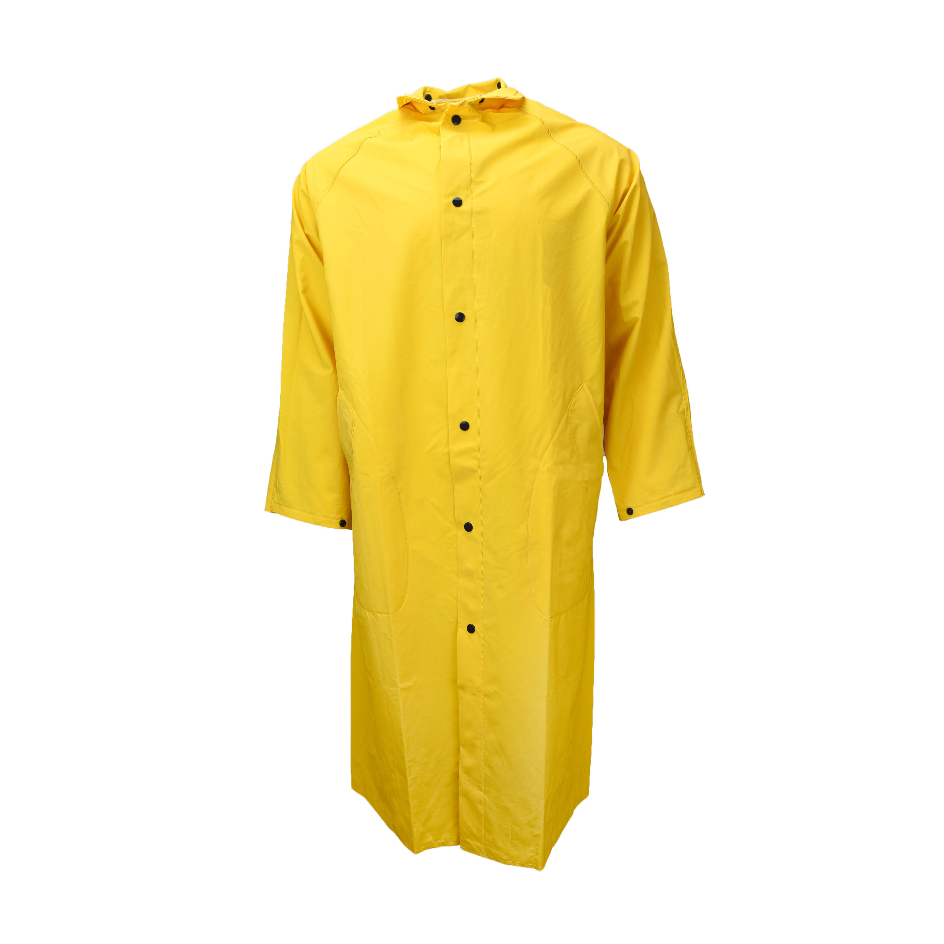 1650C Economy Series 48" Rain Coat - Safety Yellow - Size XL