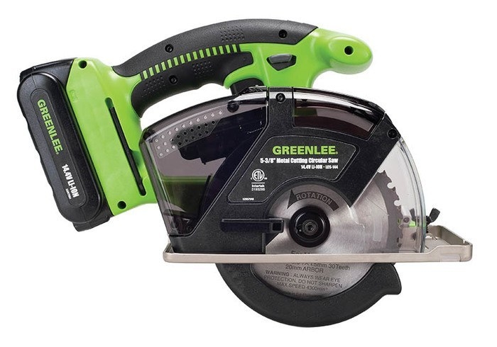 Product image for GREENLEE LCS-144 METAL CUTTING CIRCULAR SAW KIT 14.4V