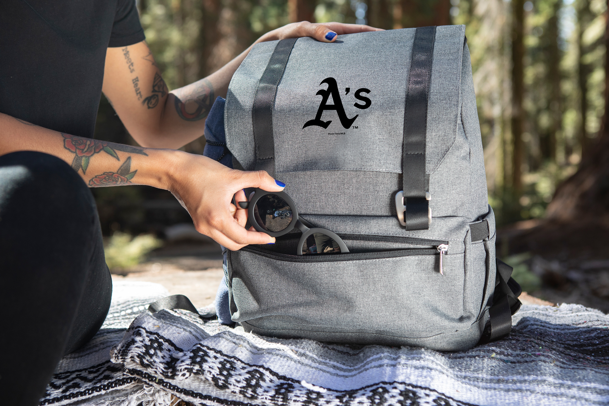 Oakland Athletics - On The Go Traverse Backpack Cooler