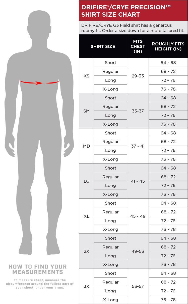 Sizing Chart