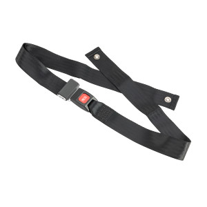 Positioning Belt for Seat/Chest with Auto Style Push Button Buckle, 70 Inch Eyelet to Eyelet Length
