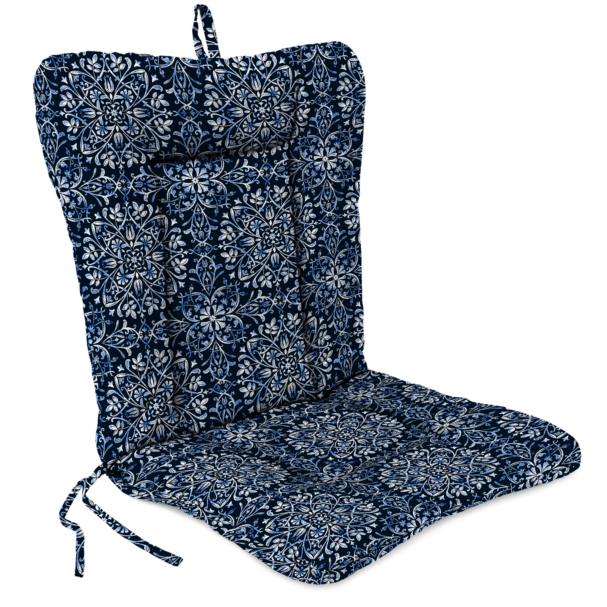 Neu Outdoor Terrasse Schmiedeeisen Stuhl Kissen mit Krawatten und Aufhänger Schlaufe 21" x 38" - Bild 13 von 33