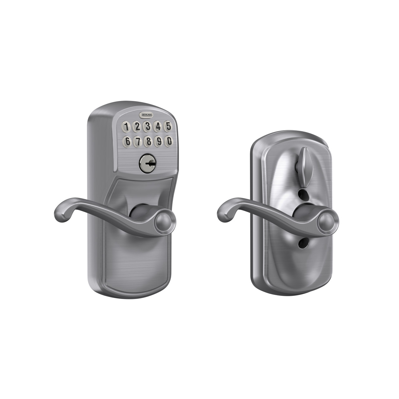 Keypad Lever and Flair Lever with Flex Lock