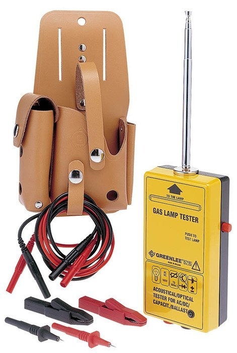 Product image for Greenlee 5715 500 VAC/VDC Gas Lamp Tester