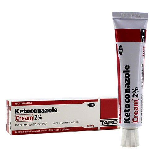 Ketoconazole 2% Cream, 15gm Tube
