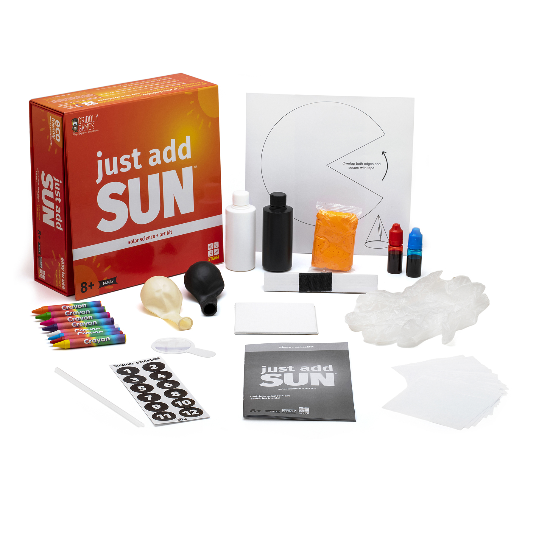 Griddly Games Just Add Sun Solar Science + Art Kit