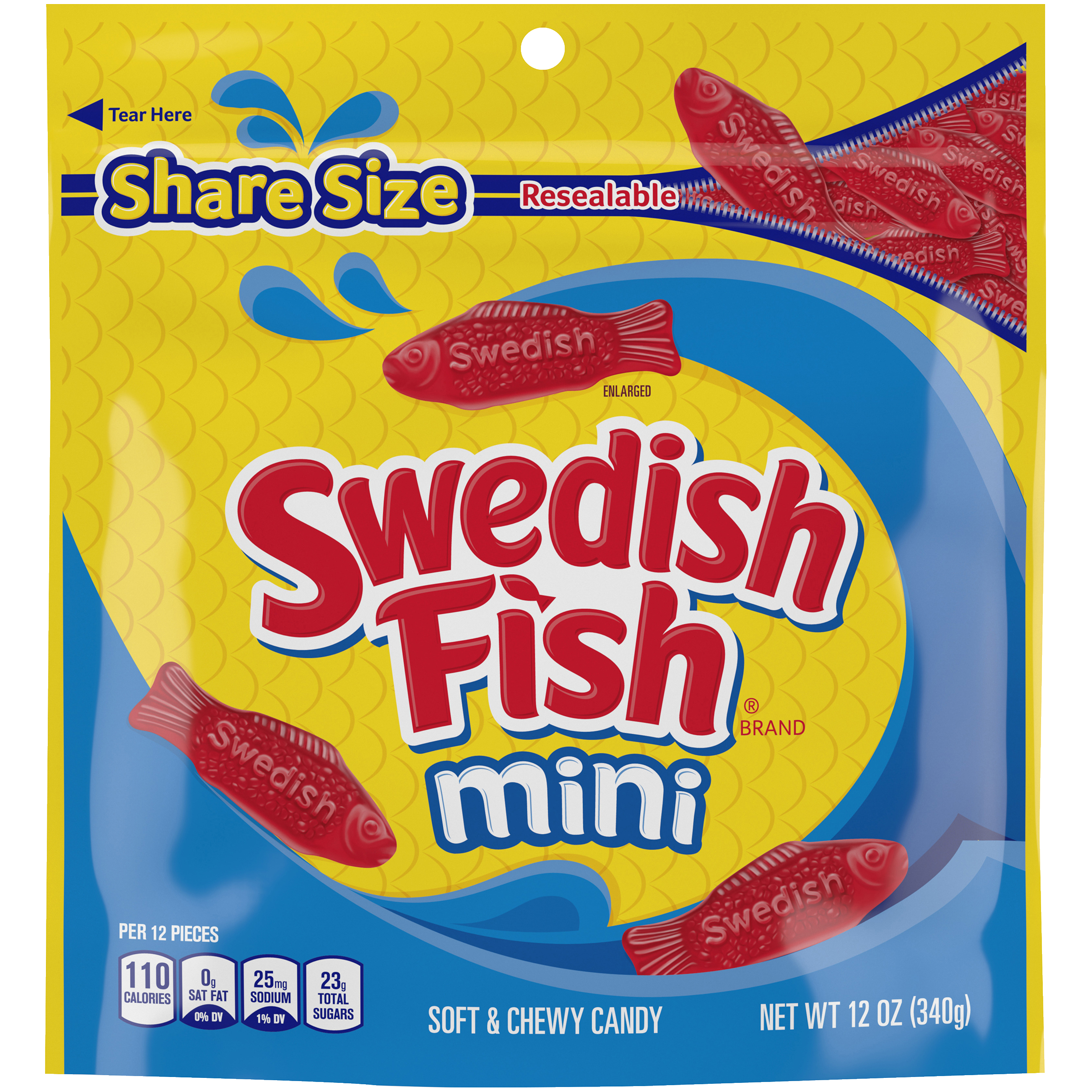 SWEDISH FISH Mini Soft & Chewy Candy, Share Size, 12 oz-thumbnail-1