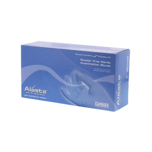 Alasta™ Nitrile Exam Gloves, X- Small, Latex Free, Powder Free- 200/Box
