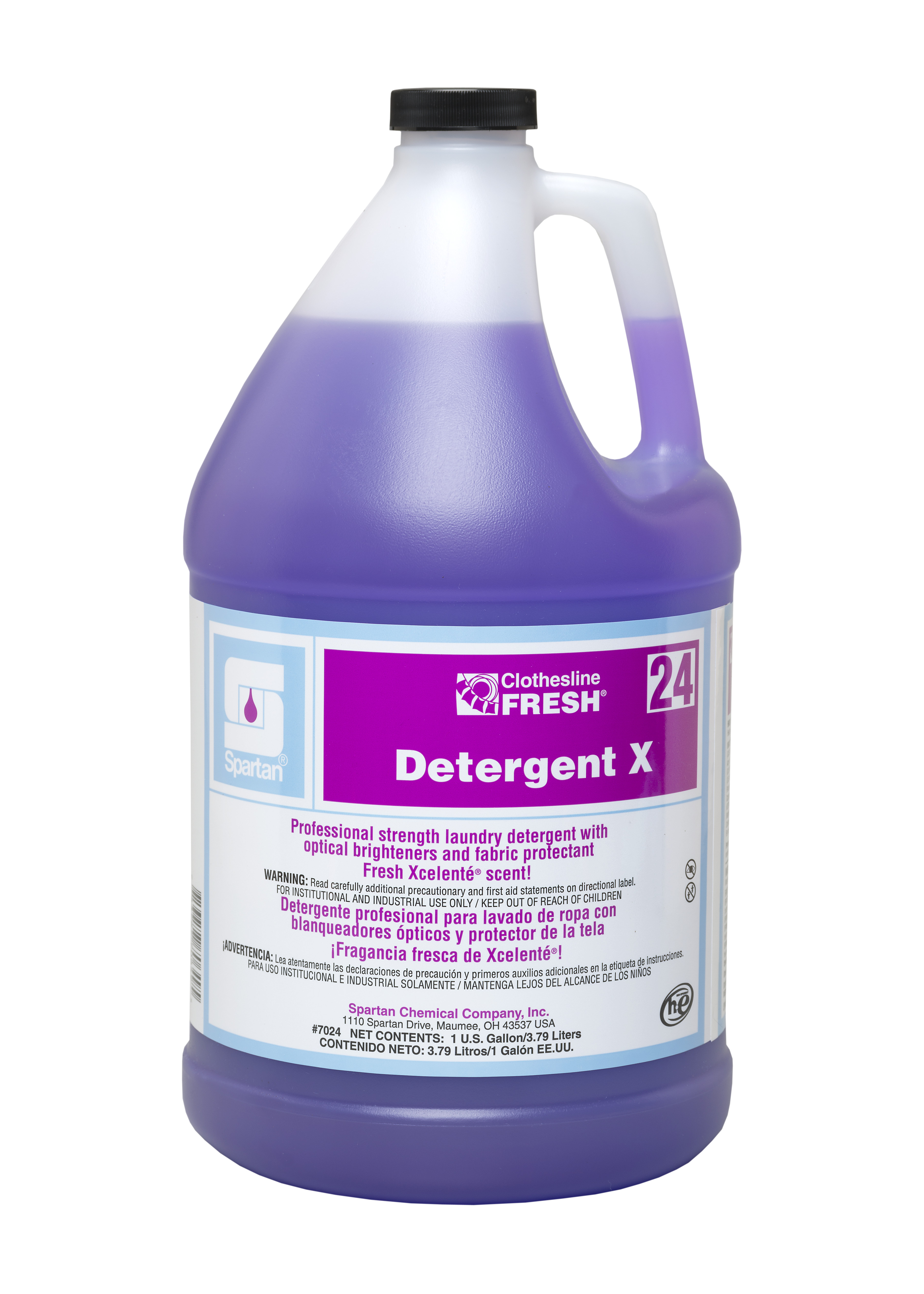 Spartan Chemical Company Clothesline Fresh Detergent X 24, 1 Gallon