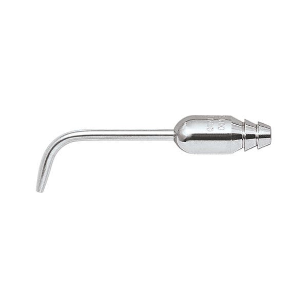Endo/Root Tip Aspirator, 90 Degree Right Angle Bend, 1.7mm Opening for HVE Cut-Off Valve