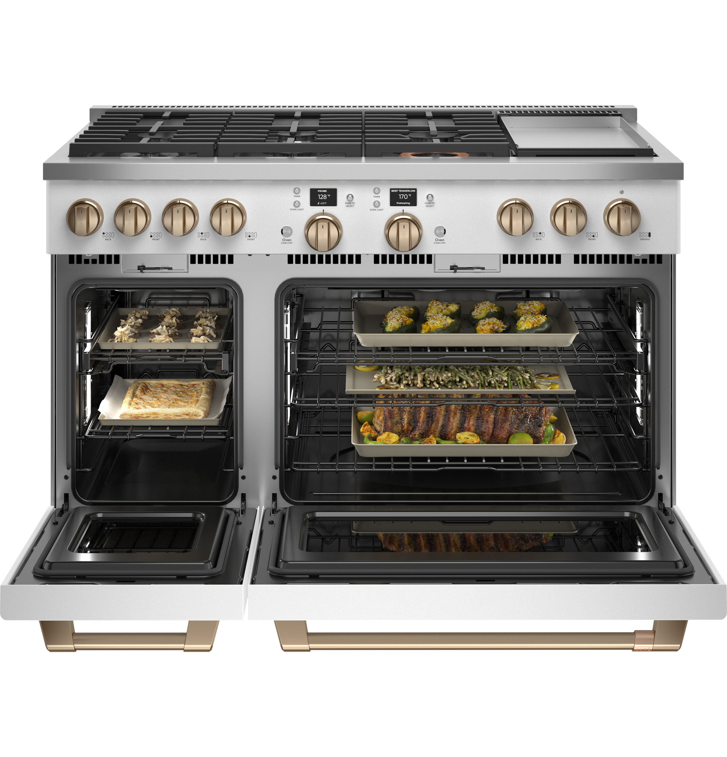 48" Width 6 Burners Dual Fuel Griddle Conv ADA Compliant — Connectable via built-in WiFi view 6